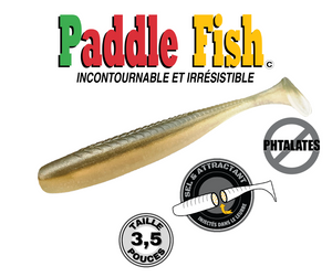 PADDLE FISH 3.5" (9 cm) pochette de 10